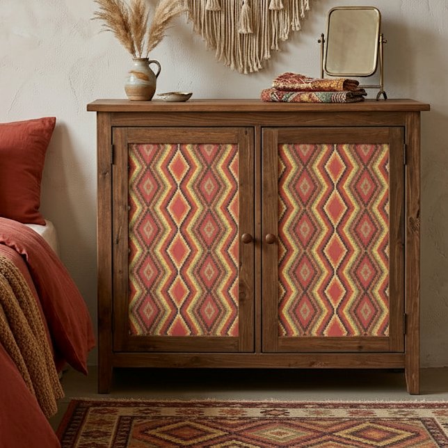 Papel De Seda África Vermelho Verde Laranja Amarelo Amarelo Arte (Criador carregado)