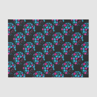 Papel De Seda Afro Diva Turquesa & Rosa Quente