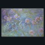 Papel De Seda Agapanthus por Claude Monet<br><div class="desc">Claude Monet - Mestrados da série Art</div>