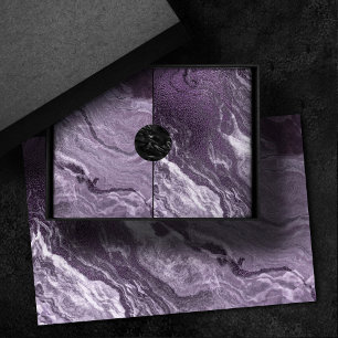 Papel De Seda Agato de Cristal Roxo Pedra Sangrada Escura