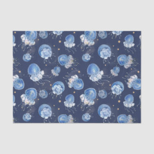 Papel De Seda Água Azul - Água-Vidro