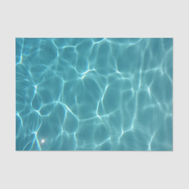 Papel De Seda Água da piscina (Frente )