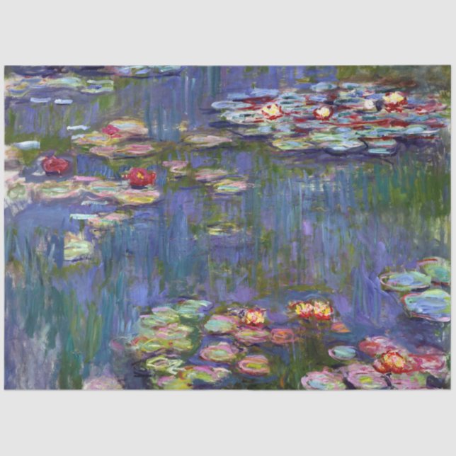 Papel De Seda Água Lily Pond, Monet (Frente )