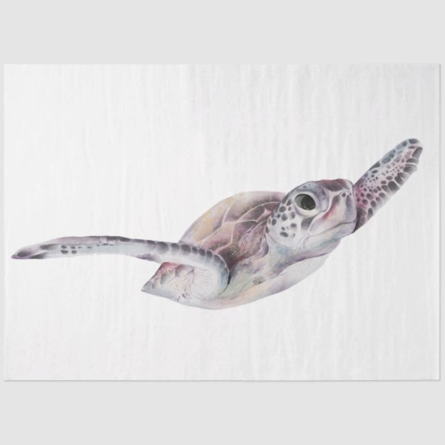 Papel De Seda Água Submarina Série Design 13 (Frente )