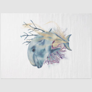 Papel De Seda Água Submarina Série Design 3