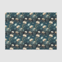 Água-viva Eetoral Dourada e Teal