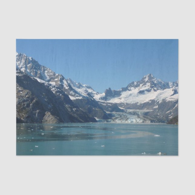 Papel De Seda Águas Alimentadas por Glaciares do Alasca (Frente )