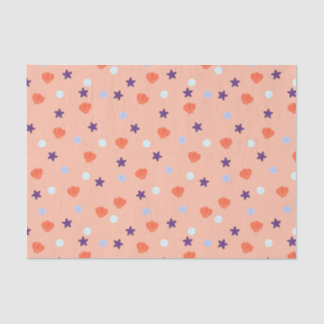 Papel De Seda Águas-marinhas e Estrelas do Mar do Halloween do P
