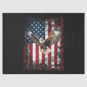 Papel De Seda Águia Patriótica 4 de Julho Bandeira Americana EUA