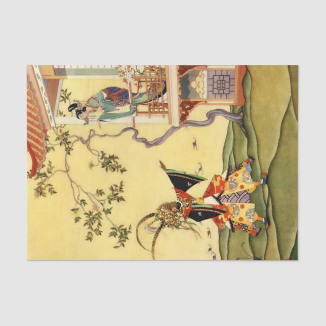 Papel De Seda "Aladdin" por Virginia Frances Sterrett (Frente )