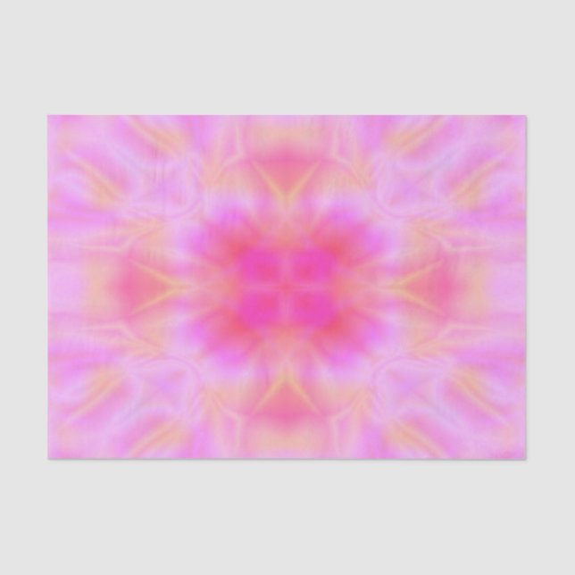 Papel De Seda Alargamento cor-de-rosa (Frente )