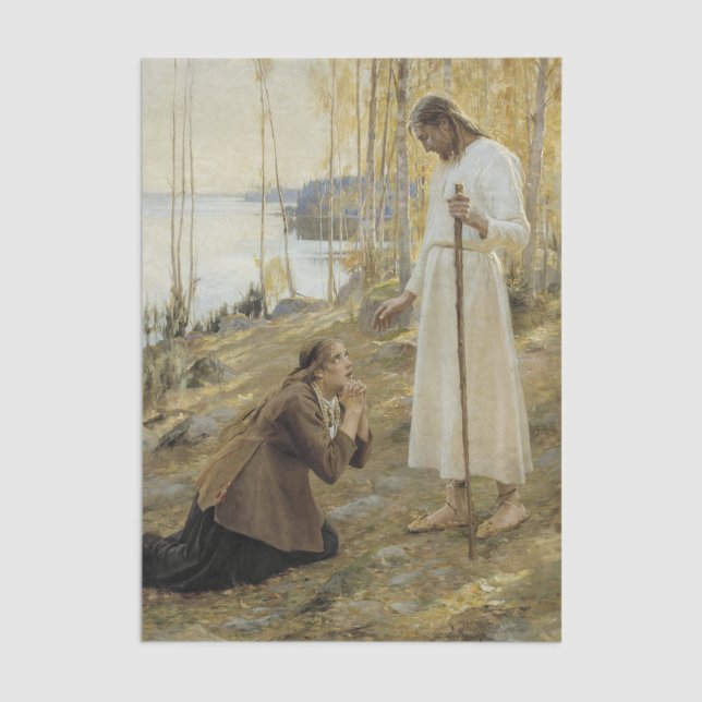 Papel De Seda Albert Edelsense - Cristo e Mary Magdalene (Criador carregado)