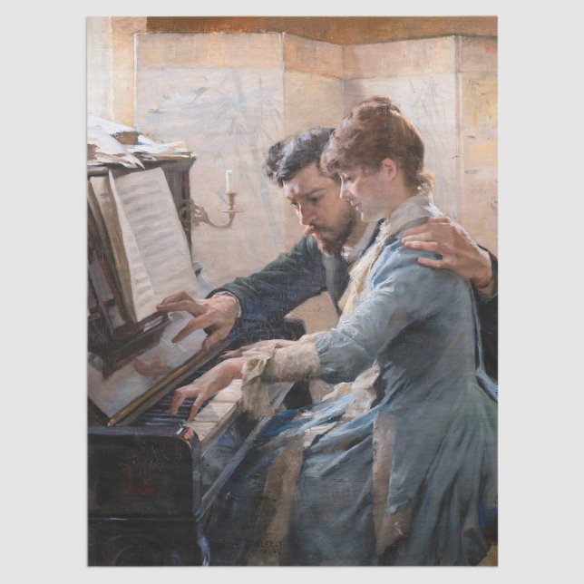 Papel De Seda Albert Edelsense - Tocando o Piano (Criador carregado)