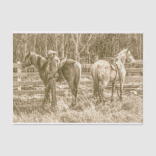 Papel De Seda Alberta Cowboy