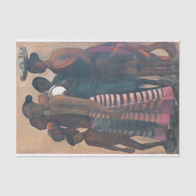 Papel De Seda Aldeias do Sul da Índia indo ao mercado (Frente )