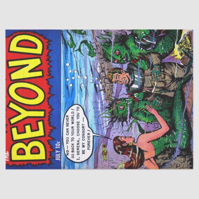 Papel De Seda Além da Desnuvem do Reino das Sereias (Frente )