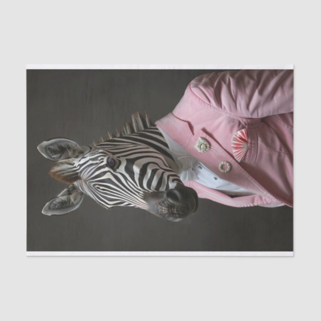 Papel De Seda Alexander, o Zebra (Frente )