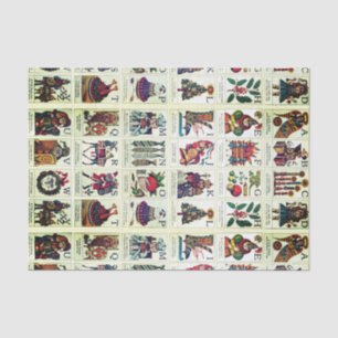 Papel De Seda Alfabeto Natal