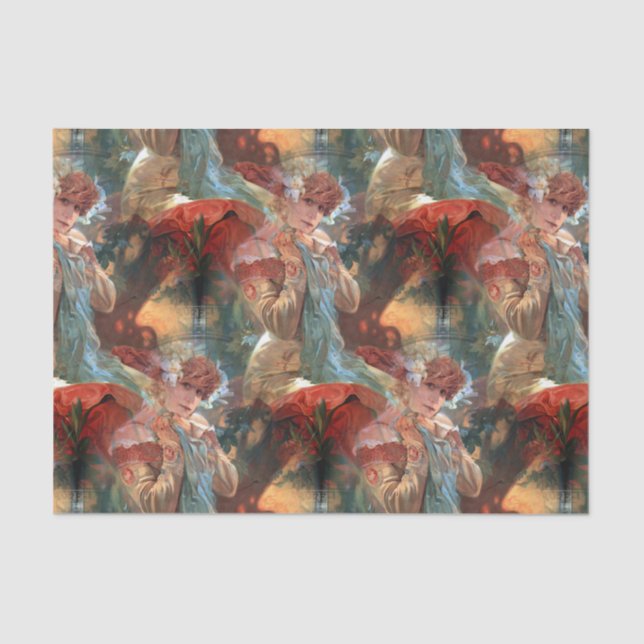 Papel De Seda Alfons Mucha Lefevre 1903 Utile (Frente )