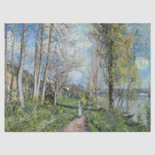 Papel De Seda Alfred Sisley - Banks do Sena em By