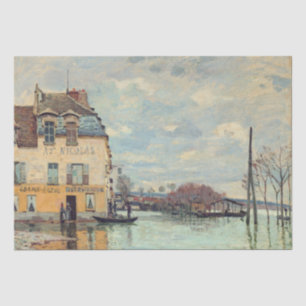 Papel De Seda Alfred Sisley - Inundações em Port-Marly