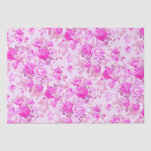 Papel De Seda Algodão doce Roxo e Rosa Natal