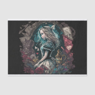 Papel De Seda Alice Escura na Maravilha Universidade de Desvincu