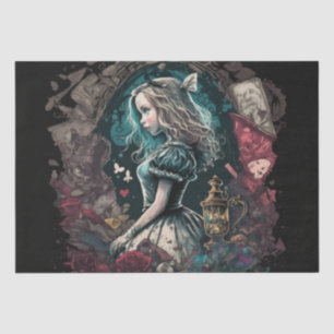 Papel De Seda Alice Escura na Maravilha Universidade de Desvincu