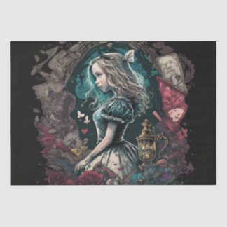 Papel De Seda Alice Escura na Maravilha Universidade de Desvincu