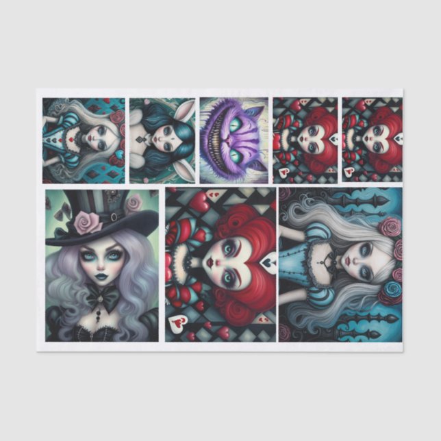 Papel De Seda Alice no Mostro das Maravilhas | Whimsical (Frente )