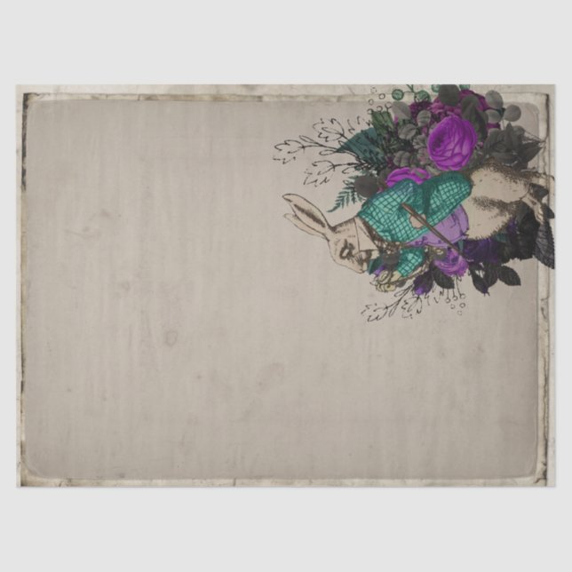 Papel De Seda Alice no País das Maravilhas (Frente )