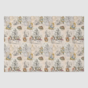 Papel De Seda Alice no País das Maravilhas