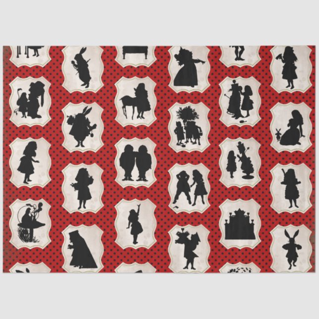 Papel De Seda Alice no País das Maravilhas Design 2 (Frente )