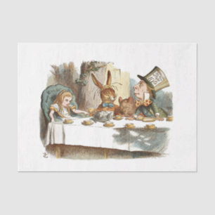 Papel De Seda Alice no País das Maravilhas Desvincula Vintage
