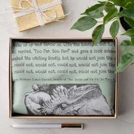 Papel De Seda Alice no País das Maravilhas Lagosta e Música Quad