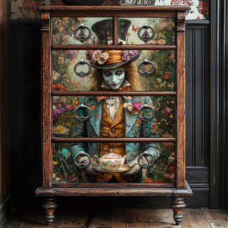 Papel De Seda Alice no País das Maravilhas Mad Hatter