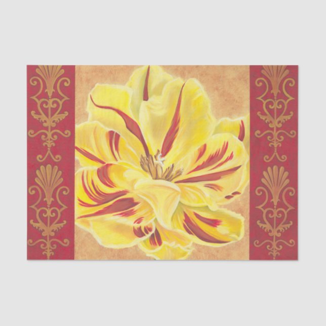 Papel De Seda Alimentação de Tulip II (Frente )