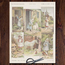 Papel De Seda Alimentando a descontaminação dos animais da explo