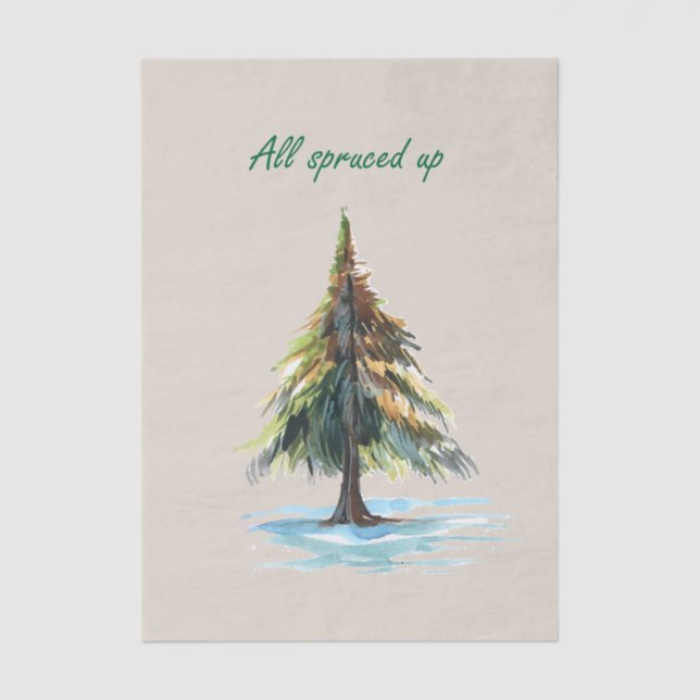 Papel De Seda All spruced up (Frente )