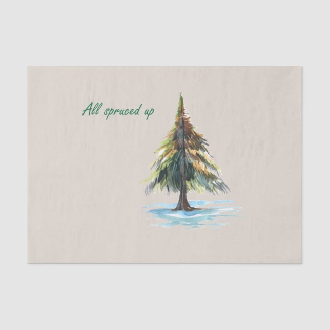 Papel De Seda All spruced up (Frente )