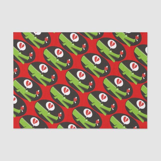 Papel De Seda Alligator no Amor (Frente )