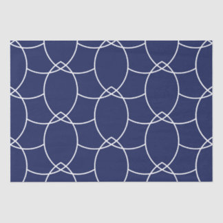 Papel De Seda Almofada Abstrato, Branca E Travesseiro Azul Moder