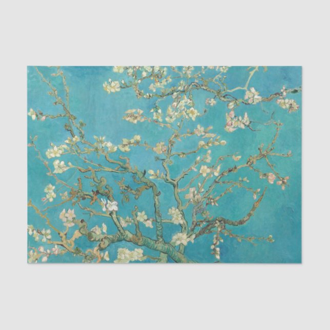 Papel De Seda Almond Blossom por Vincent van Gogh (Frente )