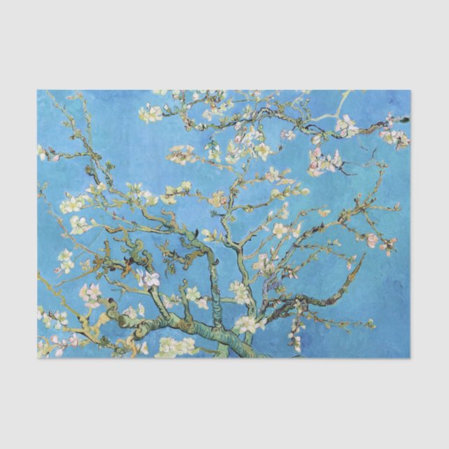 Papel De Seda Almond Blossom Vincent Van Gogh (Frente )