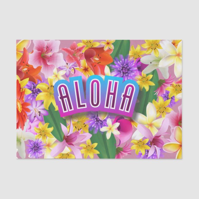 Papel De Seda Aloha! (Frente )