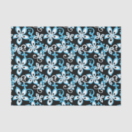 PAPEL DE SEDA ALOHA HAWAII (PRETO/AZUL)