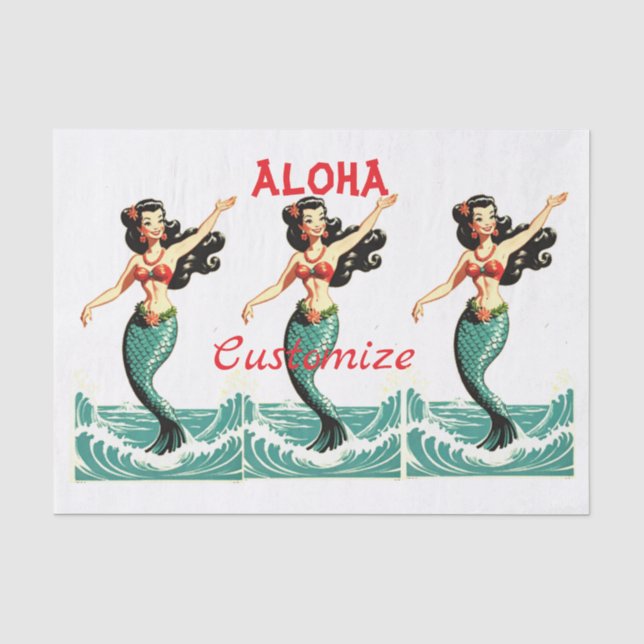 Papel De Seda Aloha Sereia Thunder_Thunder_Cove (Frente )