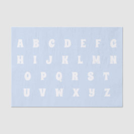 Papel De Seda Alphabet Letters Abc