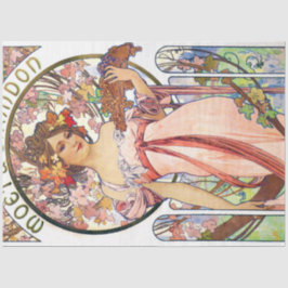 Papel De Seda Alphonse Mucha