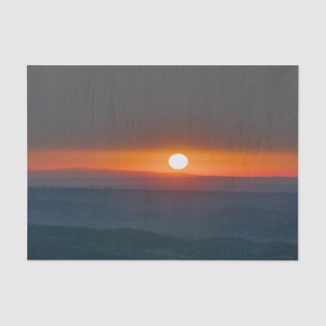 Papel De Seda Amanhecer em Dordogne (Frente )